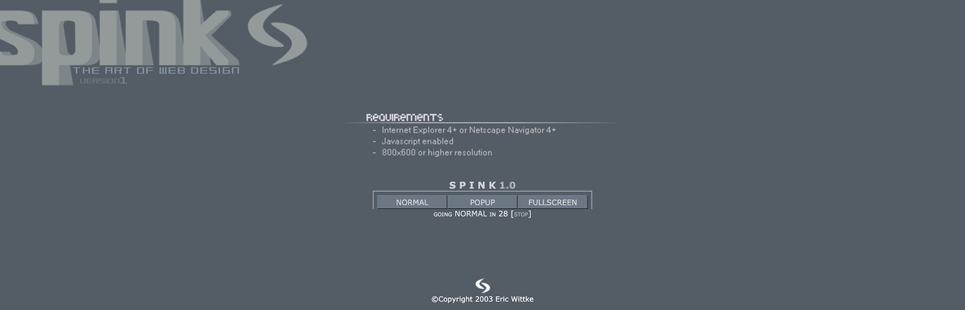 Spink: The Art of Web Design